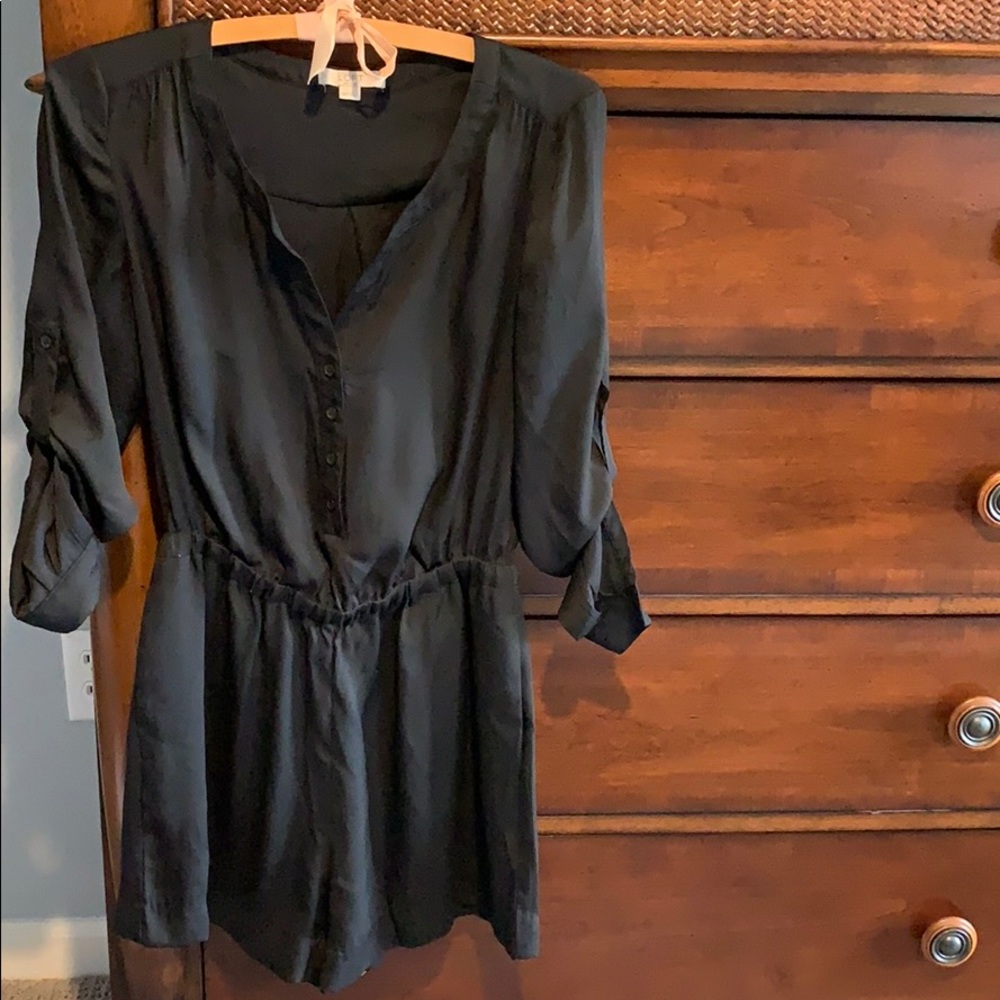 Loft black romper